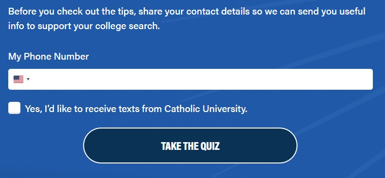 SMS Text Message Form